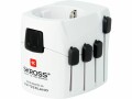 SKROSS Reiseadapter PRO, Anzahl Pole: 3-polig (geerdet), USB