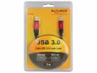 DeLock Delock Kabel USB 3.0-A Stecker / Stecker 3 m