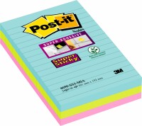 POST-IT Super Sticky Notes 152x101mm 46903SSCO Cosmic 3 Farben