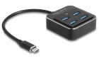 DeLock USB-Hub 4 x USB 3.1 Typ-A, Stromversorgung: USB