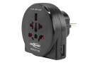 Ansmann Reiseadapter World to EU + USB, Anzahl Pole