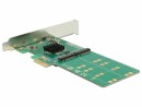 DeLock PCIe x2 > 4 x M.2 Key B