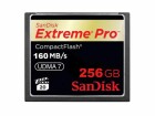 SanDisk CF-Karte Extreme Pro 256 GB, Lesegeschwindigkeit max.: 160