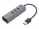i-tec USB 3.0 Metal 3-Port - Hub - 3