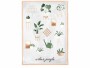 Chic Mic Geschirrtuch Urban Jungle Grün/Hellbraun/Weiss, Material