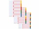 Kolma Register KolmaFlex A4 1-5 Farbig, Einteilung: Blanko