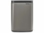 Brabantia Kosmetikeimer Bo Waste Bin 4 l, Platin, Fassungsvermögen