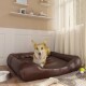 vidaXL Hundebett Braun 80x68x23 cm Kunstleder