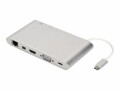 Digitus Universal - Dockingstation - USB-C - VGA, HDMI