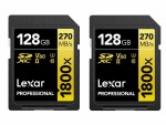 Lexar SDXC-Karte Professional 1800x Gold Series 128 GB 2er
