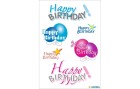 Herma Stickers Motivsticker Happy Birthday, 3 Blatt, Motiv: Geburtstag