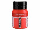 Amsterdam Acrylfarbe Standard 315 Pyrrolrot halbdeckend, 500 ml