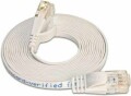 Triotronik Slim Patchkabel: UTP, 20m, weiss Cat.6, AWG36, Klinkenschutz, Längenaufdruck