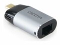 DICOTA Adapter USB Type-C - RJ-45, Kabeltyp: Adapter