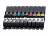 Canon PFI-MBK/PBK/CO/GY/R/C/M/Y/PC/PM 10 Ink Cartridge Multipack