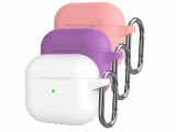4smarts Transportcase 3er Set Apple AirPods 3 Rosa