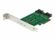 StarTech.com - 3-port M.2 SSD (NGFF) Adapter Card - Supports 1x PCIe (NVMe) M.2 SSD, 2x SATA III M.2 SSDs - PCIe 3.0 Adapter (PEXM2SAT32N1)