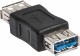 LINK2GO   Gender Changer USB 3.0 - GC3114BB  Type A - A, female/female