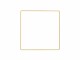 Rico Design Metallquadrat 20 cm Gold 1 Stück, Kranz Art