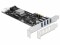 Bild 0 DeLock PCI-Express-Karte USB 3.0 Typ-A - 4x Quad Channel