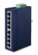 PLANET ISW-801T - Switch - 8 x 10/100 - DIN rail mountable