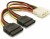 Image 1 DeLock Delock Kabel Power SATA HDD 2x > 4pin