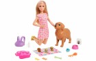 Barbie Spielset Puppe mit Hund und Welpen, Altersempfehlung ab