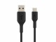 Image 3 BELKIN USB-C/USB-A CABLE PVC 15CM BLACK