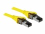 DeLock Patchkabel RJ-45-RJ45 Cat 8.1, S/FTP, 3 m, Gelb