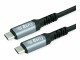 Value USB4 Gen2x2 (20Git/s) Kabel, C-C ST/ST, 240W, 2m