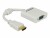 Image 2 DeLock Monitoradapter HDMI-A zu VGA 15pin Buchse, 25.5cm mit