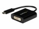 StarTech.com - USB C to DVI Adapter - Black - 1920x1200 - USB Type C Video Converter for Your DVI D Display / Monitor / Projector (CDP2DVI)