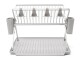 Brabantia Abtropfgestell Sink side Gross, Grau, Tiefe: 42 cm