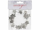 INGES CHRISTMAS DECOR Weihnachtsschmuck Girlande mit Sternen 2 m, Silber