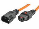 IEC LOCK IECLock Netzkabel 0.5m orange,