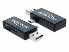 DeLock 91731 Micro USB OTG Card Reader, 1x USB-A