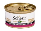 Schesir Nassfutter Thunfisch & Schinken in Gelée, 24 x