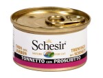 Schesir Nassfutter Thunfisch & Schinken in Gelée, 85 g