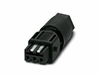 Phoenix Contact Storenstecker QPD STAK 3 L+PE, 1.5 mm², Schwarz