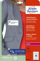 AVERY ZWECKFORM Namenetiketten L4787-20 80x50mm 200 Stück, Kein