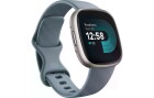 Fitbit Versa 4 Smartwatch, waterfall blue/platinum