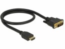 DeLock Kabel HDMI ? DVI, 0.5 m, bidirektional, Kabeltyp