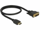 DeLock Kabel HDMI - DVI, 0.5m, bidirektional