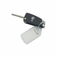 RIEFFEL SWITZERLAND Schlüsseletiketten 38x22mm KT1000SB/10T transparent 10