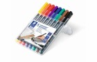 Staedtler Folienstift Lumocolor 314 B 8er-Set, permanent