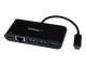 StarTech.com - 3-Port USB 3.0 Hub - Gigabit Ethernet / Power Delivery - USB-C