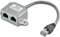 MicroConnect Y-ADAPTER RJ45-2xRJ45 M/F 8P