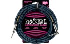 Ernie Ball Instrumentenkabel 6060 ? 7.62 m, Blau/Schwarz, Länge: 7.62