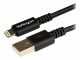 StarTech.com - 3m Black Apple 8-pin Lightning to USB Cable for iPhone iPad