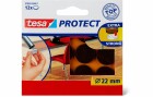 tesa Stuhlbeingleiter Protect Ø 22 mm 12 Stück, Braun